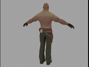 the rock 3D Модель