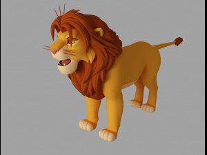 simba 3D 模型