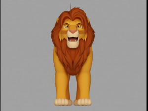 simba 3D Model