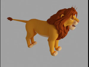 simba 3D Model