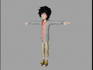 hiro hamada Modello 3D