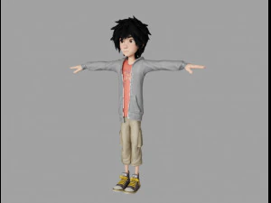 Хиро Хамада 3D Модель