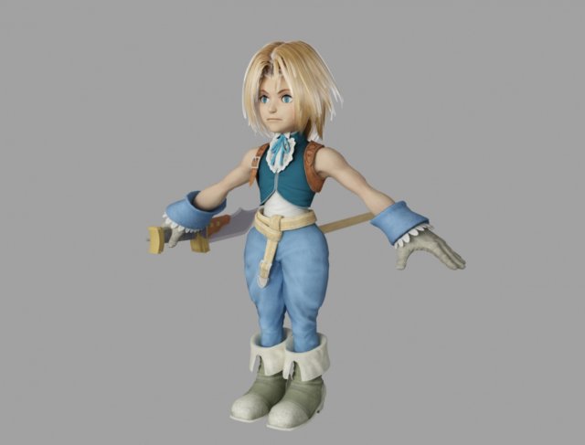 zidane Modelo 3D .c4d .max .obj .3ds .fbx .stl .blend 