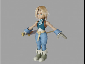 zidane 3Dモデル