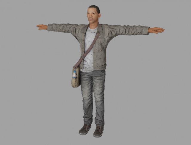 will smith 3D Модель .c4d .max .obj .3ds .fbx .stl .blend