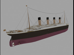 titanic new Model 3D