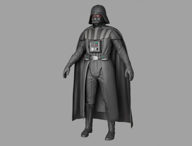 darth vader 3D-Modell .c4d .max .obj .3ds .fbx .stl .blend 
