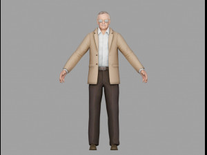 stanlee 3D Model
