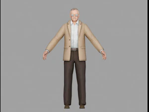 stanlee 3D Model