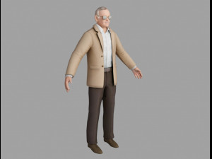 stanlee 3D Model