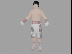 rocky man Model 3D