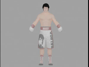 rocky man 3D Model