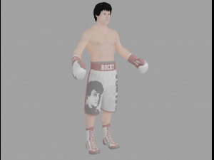 rocky man 3D Модель