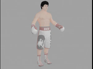 rocky man 3D Model