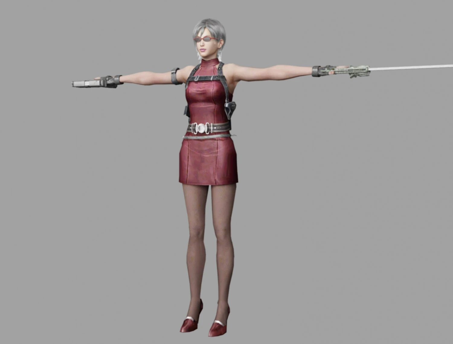 ada wong re4 3D Model .c4d .max .obj .3ds .fbx .stl .blend 