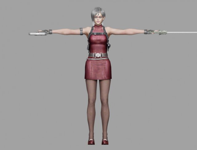 Ada Wong Re4 Free 3d Model In Woman 3dexport 2553