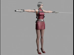 ada wong re4 3D Model