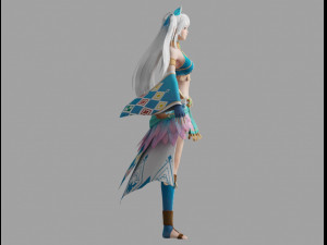 naria girl 3D Model