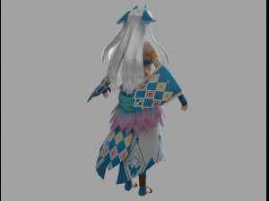 naria girl 3D Model