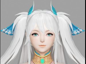 naria girl 3D Model