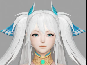 naria girl 3D Model