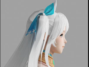 naria girl 3D Model