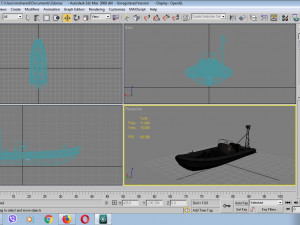 ss3 boat 3D 모델