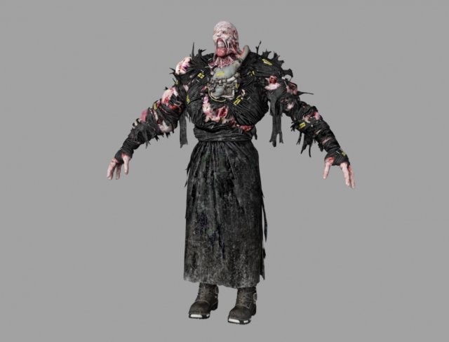 nemesis re3 3D मॉडल .c4d .max .obj .3ds .fbx .stl .blend 