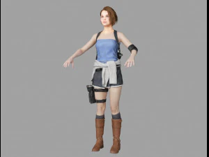 jill sevgililer g&uuml;n&uuml; re3 yeniden yapımı 3D Model