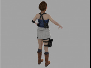 jill valentine re3 remake Modelo 3D