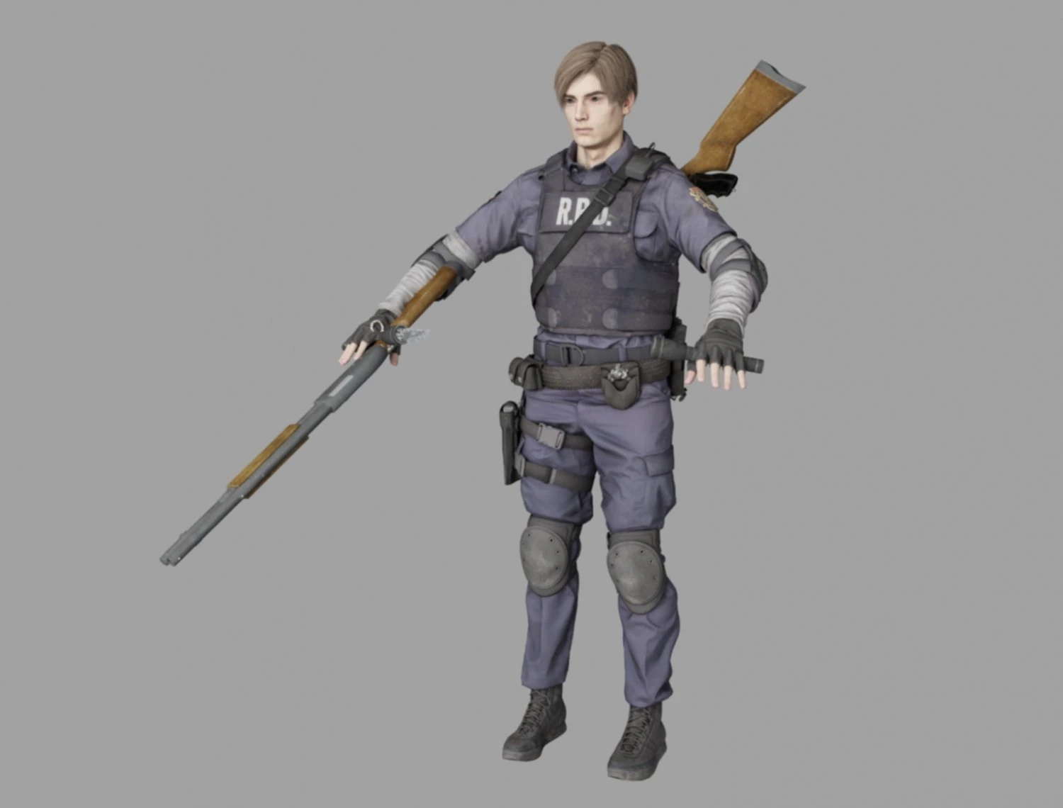 leon scott kennedy 3D Model .c4d .max .obj .3ds .fbx .stl .blend 