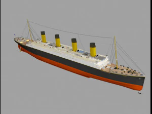 nuovo modello titanico Modello 3D
