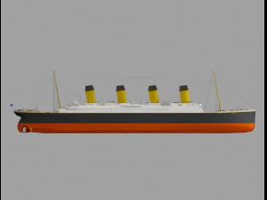 titanic new model 3D Model