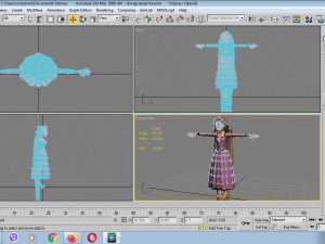 rapunzel long hair 3D Модель