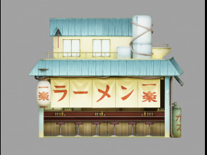 ichiraku shop 3D Model