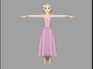 rapunzel braid 3D Модель