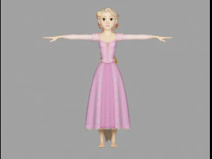 rapunzel braid 3D Model