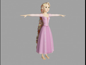 rapunzel braid 3D Модель