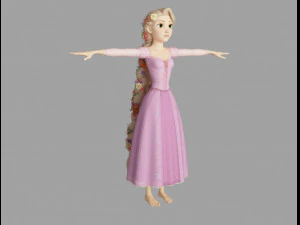 rapunzel braid 3D Model