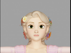 rapunzel braid 3D Модель