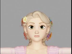 rapunzel braid 3D Model