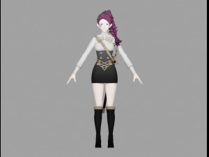 petra academy and war 3D 모델