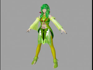 リディア 3Dモデル