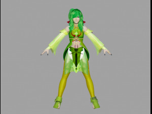 rydia 3D 模型
