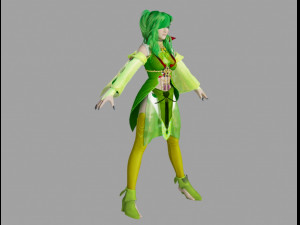 rydia 3D 模型