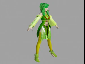 rydia 3D Model