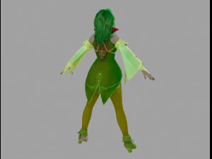 rydia 3D Model