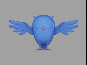 owl of wisdom 3D Model