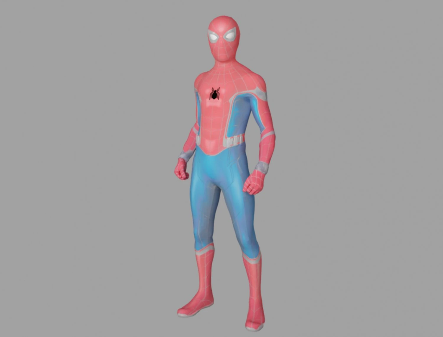 spiderman home coming 3D Model .c4d .max .obj .3ds .fbx .stl .blend