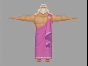 Zeus 3Dモデル